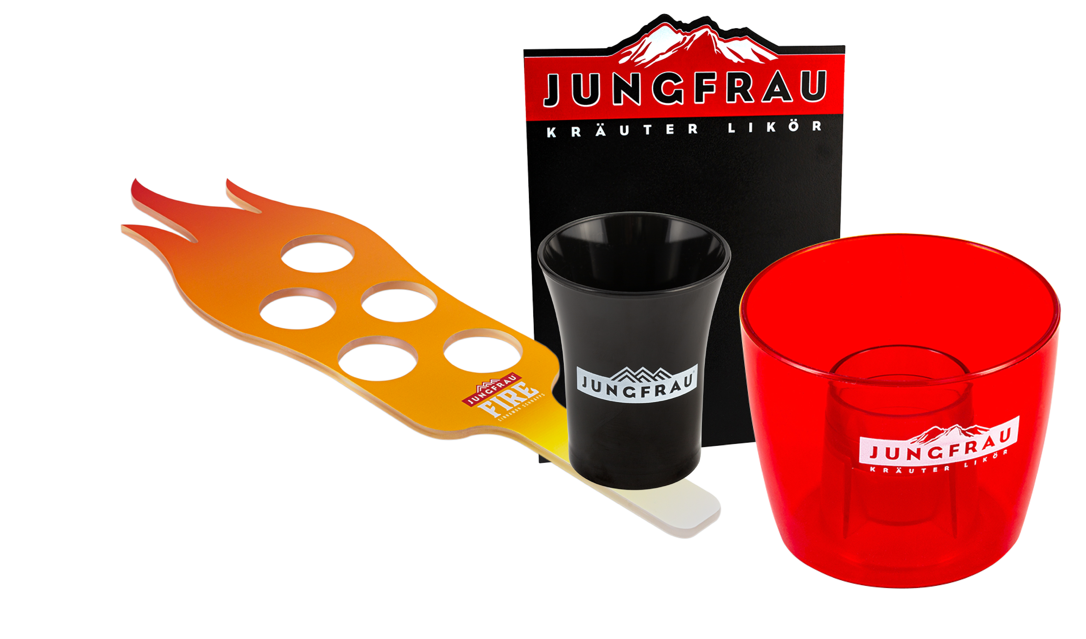 POS (Shot Tray, Shot Glass, Tent Cards)